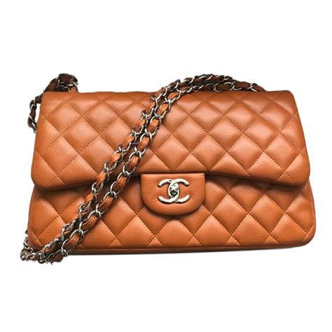 chanel caramel flap bag